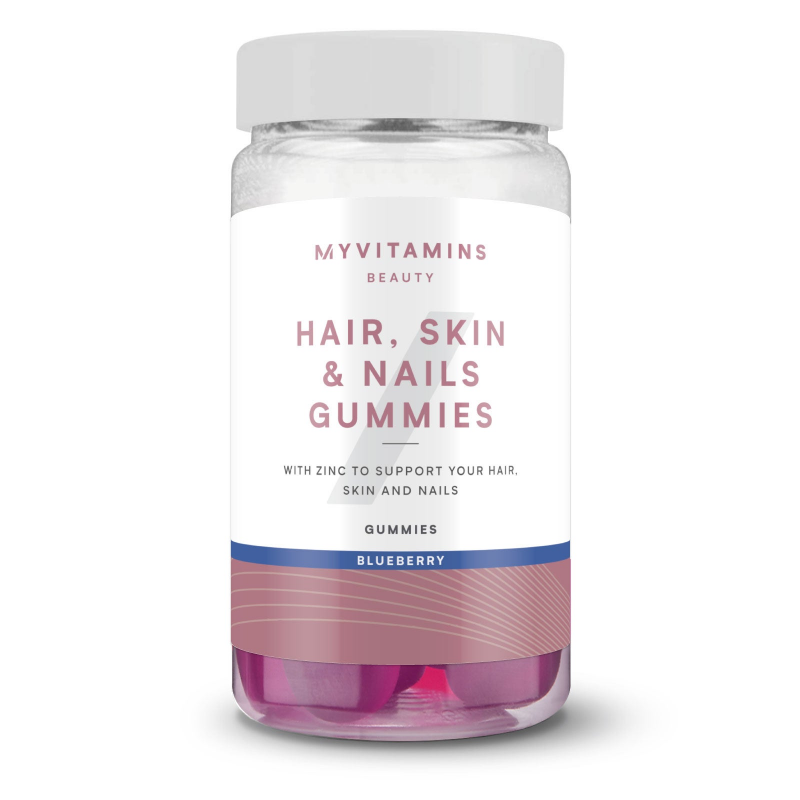 Haar, Haut und Nagel Fruchtgummi - 60Gummibärchen - Heidelbeere