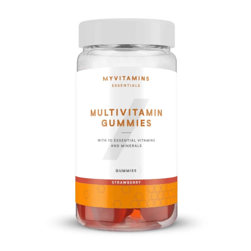 Multivitamin-Fruchtgummi - 60Gummibärchen - Erdbeere