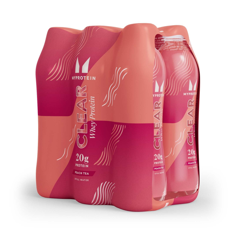 Clear Protein Water – Trinkfertig (6er-Packung) - 6 Pack - Pfirsichtee – Bild 1 von 2