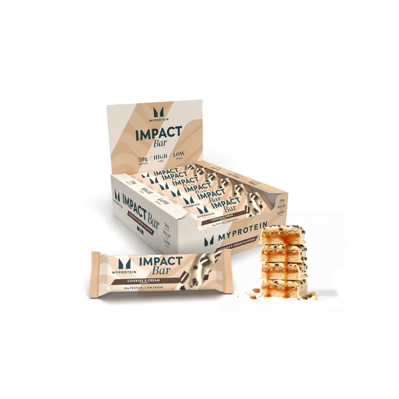 Impact Proteinriegel - 12 x 64g - Cookies & Cream – Bild 1 von 4