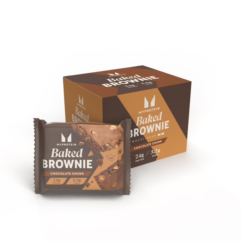 Protein Brownie - 6 x 75g - Chocolate Chunk