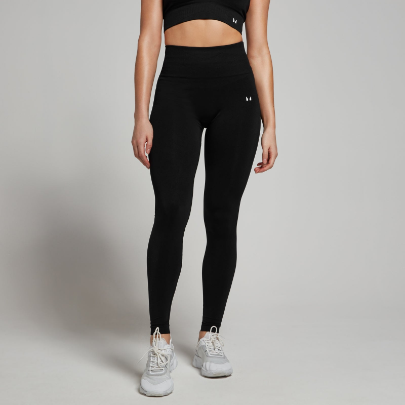 MP Damen Tempo Nahtlose Leggings – Schwarz - XS – Bild 1 von 4
