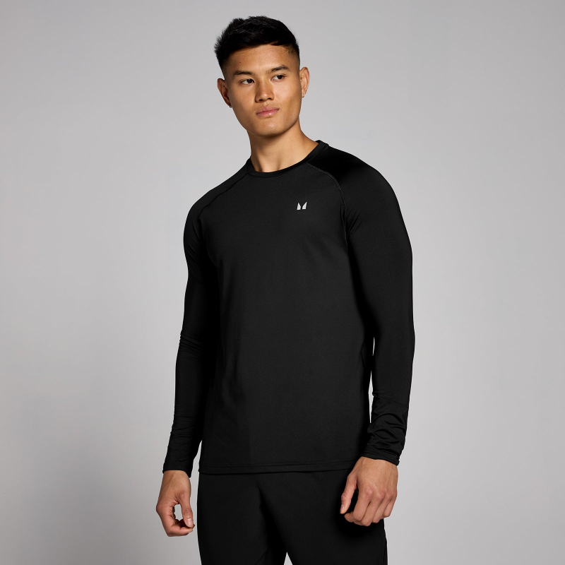 MP Herren Training Langarm-T-Shirt – Schwarz - XXS – Bild 1 von 4