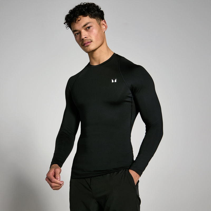 MP Herren Training Langarm-Baselayer – Schwarz - XL – Bild 1 von 4