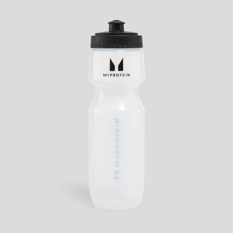 Myprotein Sports Wasserflasche – Transparent/Schwarz – Bild 1 von 4