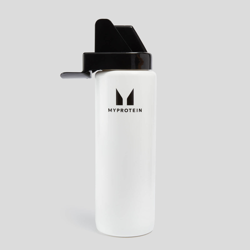 Myprotein Hybrid Wasserflasche – Transparent/Schwarz – Bild 1 von 4