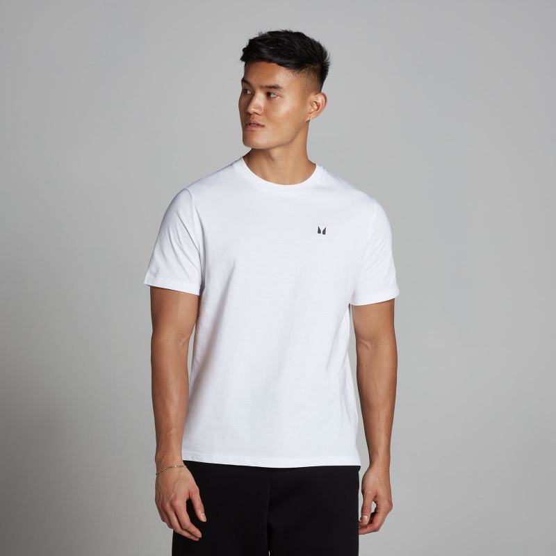 MP Herren Rest Day Kurzarm-T-Shirt – Weiß - XXS – Bild 1 von 4