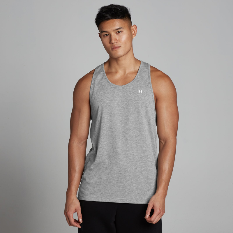 MP Herren Rest Day Stringer-Top – Hellgrau - XXS – Bild 1 von 4