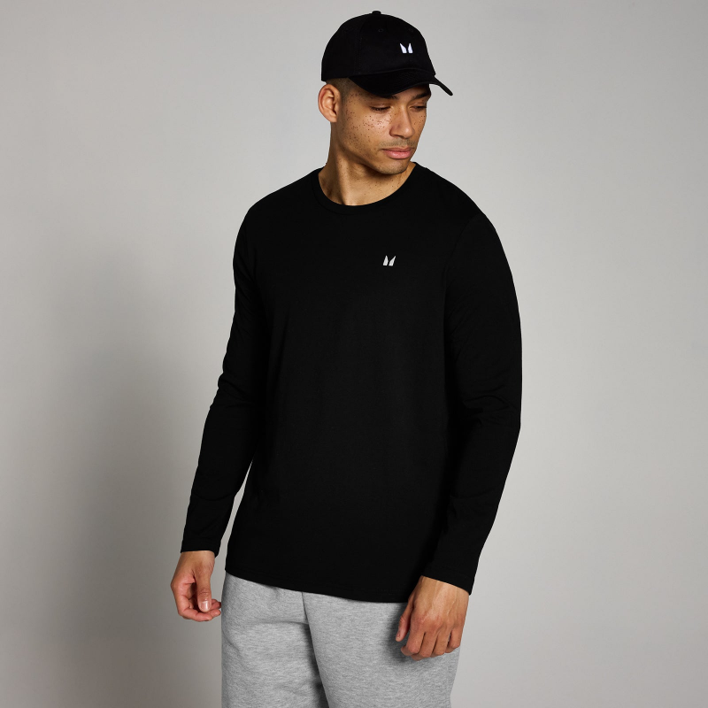 MP Herren Rest Day Langarmshirt — Schwarz - XXS – Bild 1 von 4
