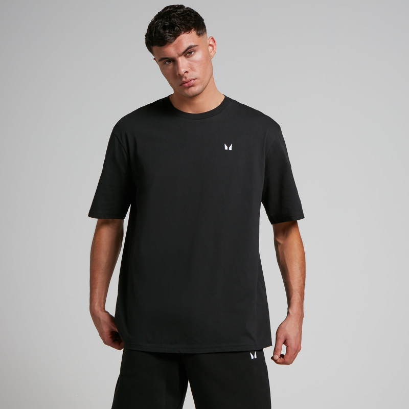 MP Herren Rest Day Oversize-T-Shirt – Schwarz - XXS – Bild 1 von 4
