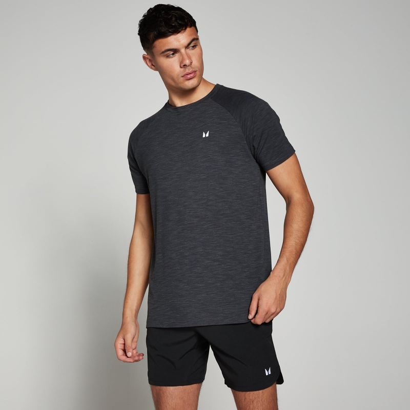 MP Herren Performance Kurzarm-T-Shirt – Schwarz meliert - XL – Bild 1 von 4