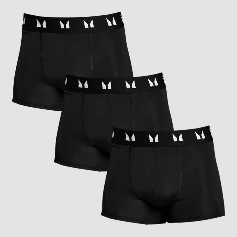 MP Herren technische Boxershorts (3er-Pack) – Schwarz - XXS – Bild 1 von 3