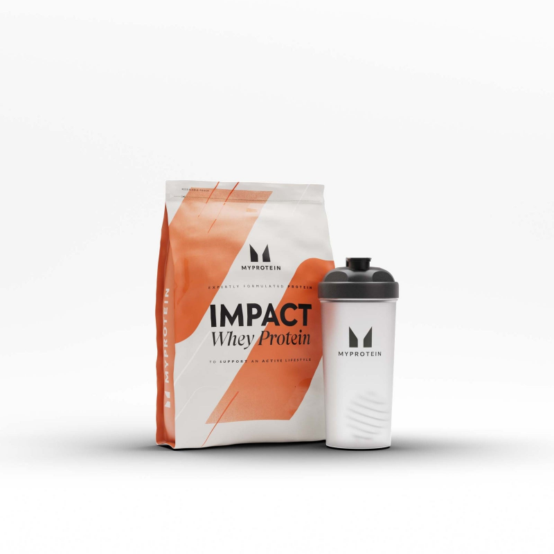 Impact Protein Bundle - 1kg - Shaker - Natural Chocolate – Bild 1 von 2