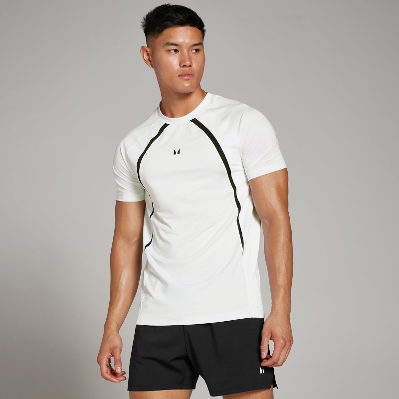 MP Herren Tempo Panel T-Shirt - Weiß - XL – Bild 1 von 4