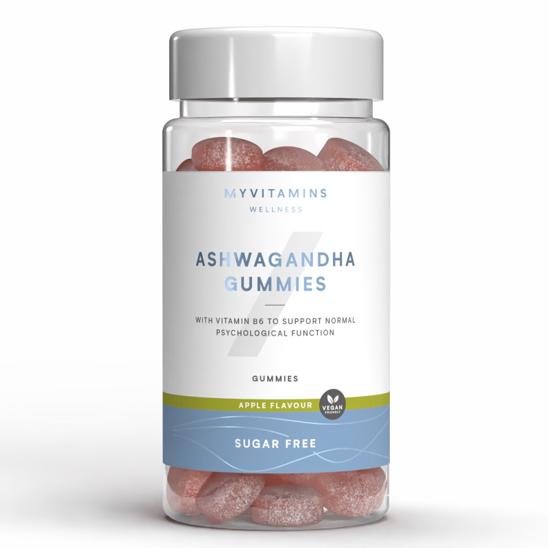 Zuckerfreie Ashwagandha-Fruchtgummis - 60Gummibärchen - Sugar Free Apple