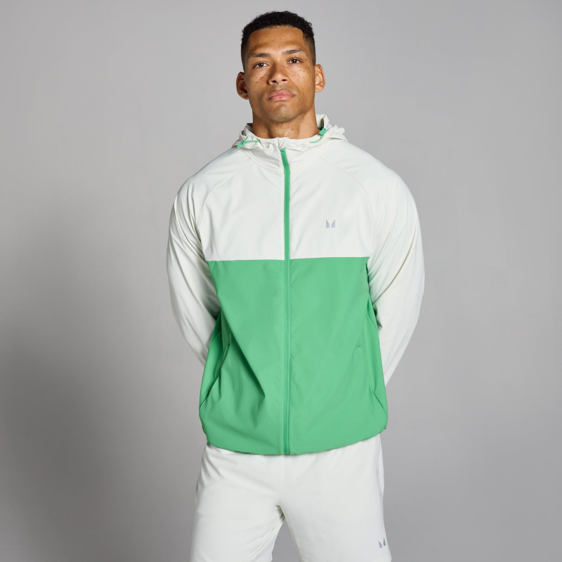 MP Herren Velocity zweifarbige Jacke — Frühlingsgrün - XS – Bild 1 von 4