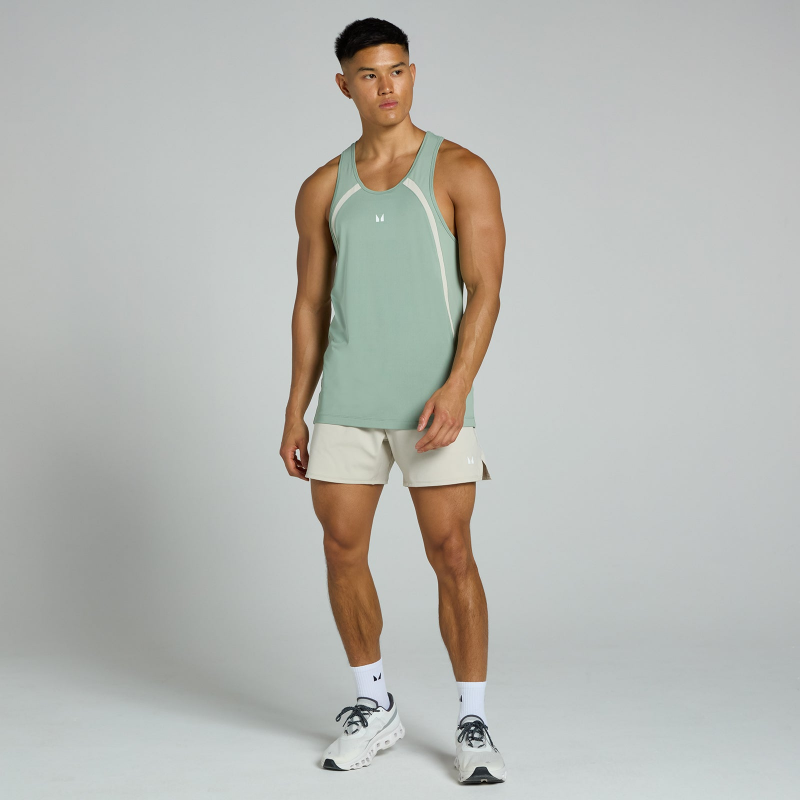 MP Herren Tempo Panel Stringer-Top – Hellgrün - XS – Bild 1 von 4