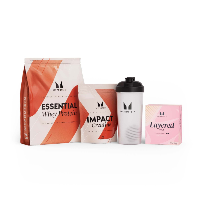 Essentials Protein-Bundle - Vanilla Birthday Cake - Unflavoured