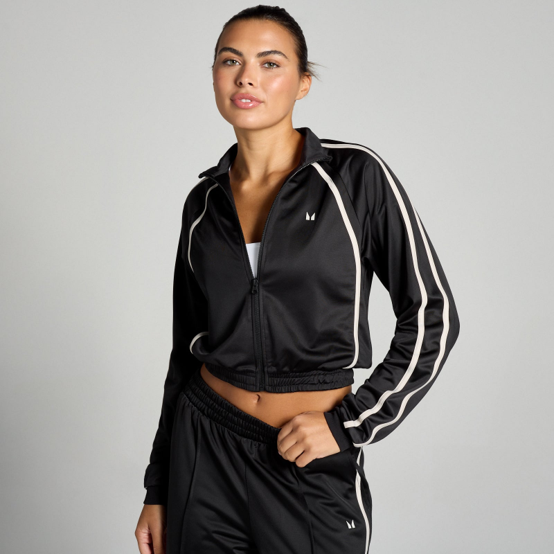 MP Damen Trikot Trainingsjacke – Schwarz/Weiß - XS – Bild 1 von 4