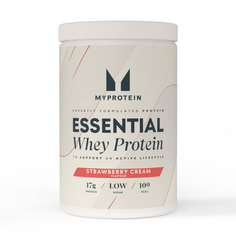 Essential Whey Protein - 600g - Erdbeer-Sahne