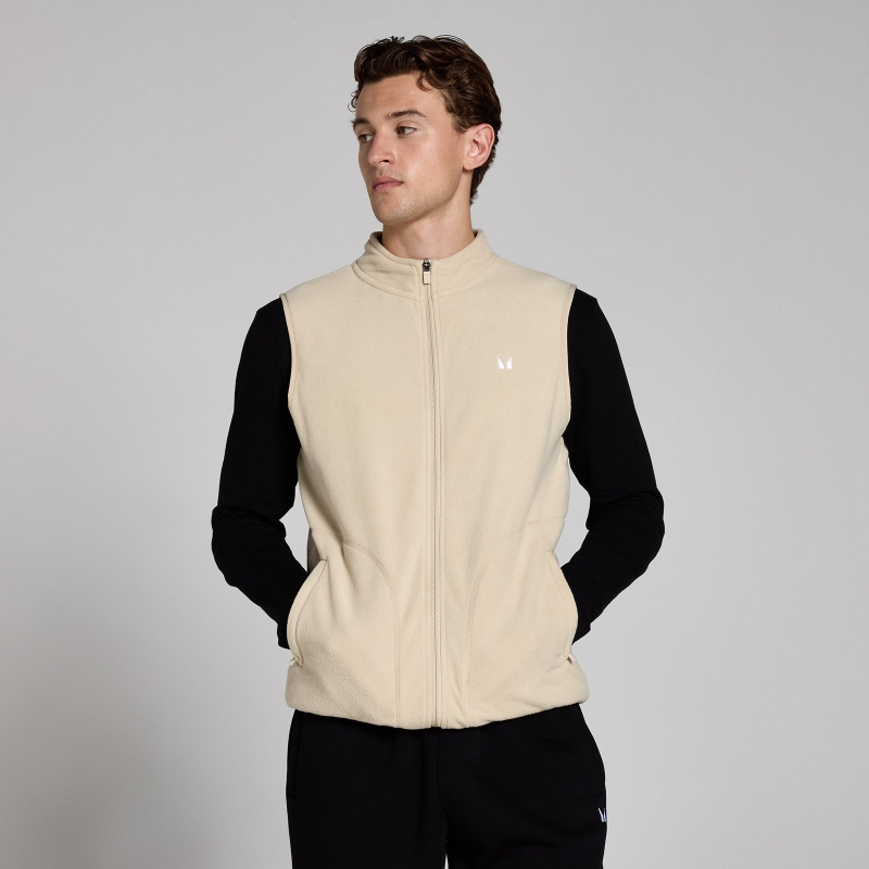 MP Herren Fleece-Weste – Hafer - XS – Bild 1 von 4