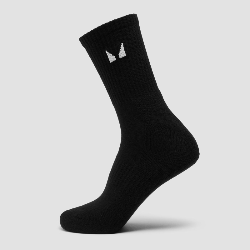 MP Unisex Crew Socks (1 Pack) - Black - UK 2-5 – Bild 1 von 3