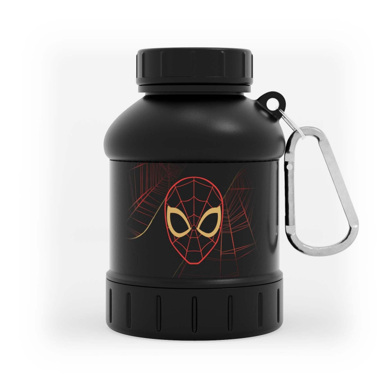 Myprotein Proteintrichter-Schlüsselanhänger – Spiderman – Schwarz