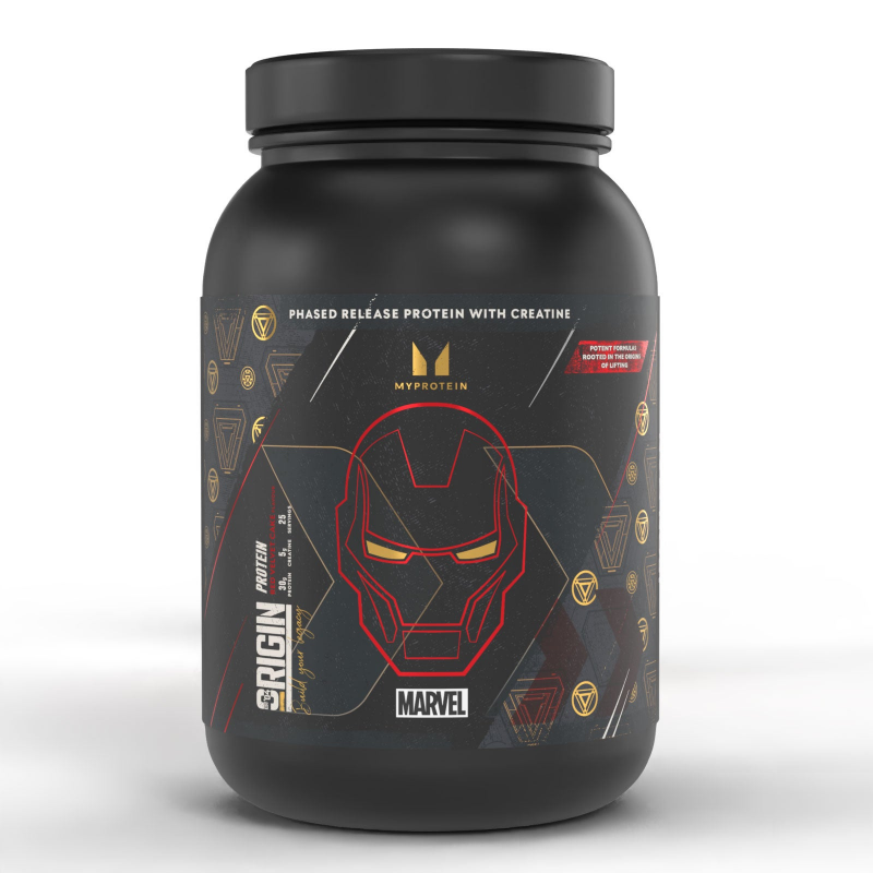 Origin Protein - 25Portionen - MARVEL Iron Man - Red Velvet Cake – Bild 1 von 2