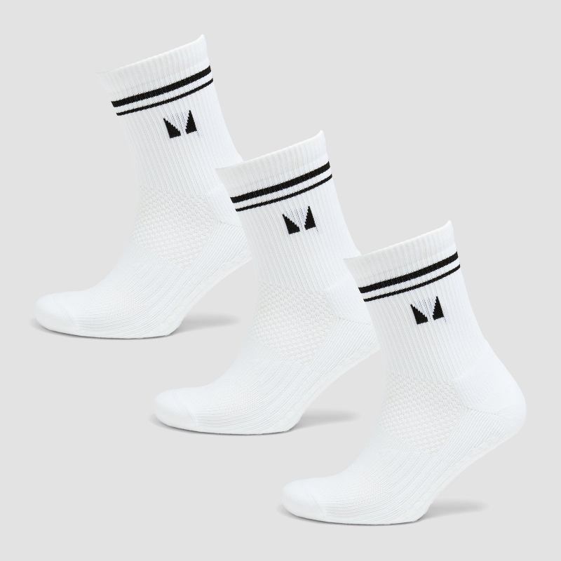 MP Pilates-Socken (3er Pack) – Weiß - UK 2-5 – Bild 1 von 4