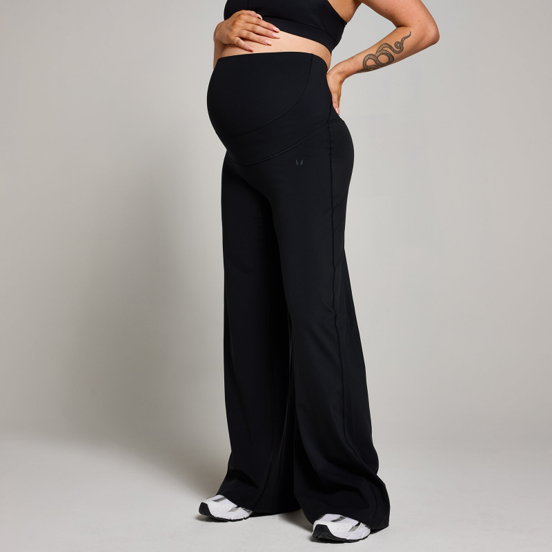 MP Damen Umstands-Leggings mit weitem Bein – Schwarz - S – Bild 1 von 4