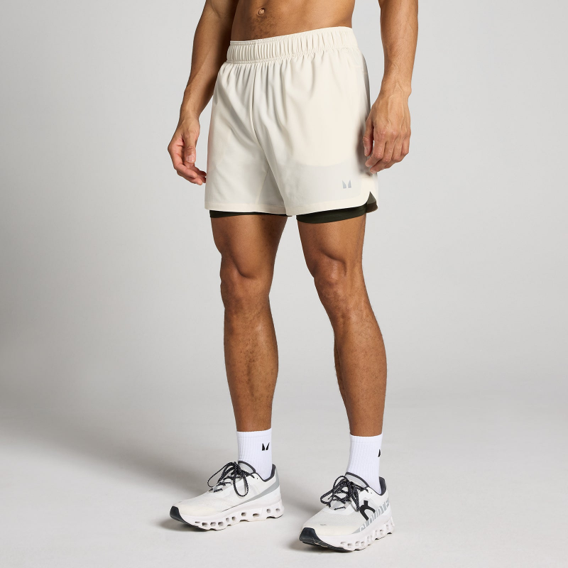 MP Herren 5 2-in-1 Training Shorts - Bein - XS – Bild 1 von 4