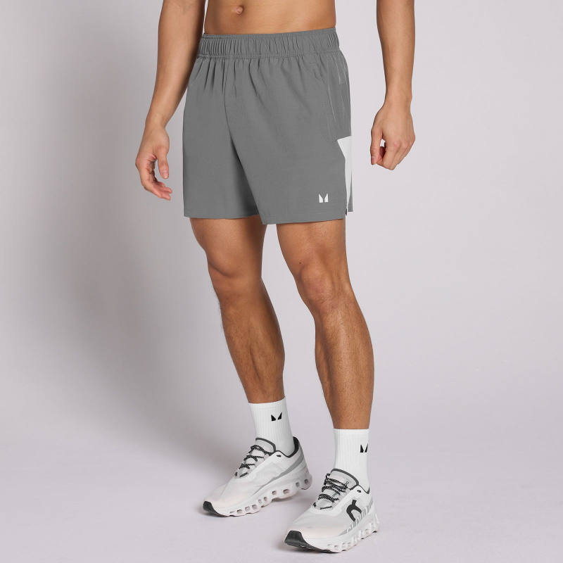 MP Herren Active Training 5 Shorts mit Taschen – Stahlgrau - XS – Bild 1 von 4