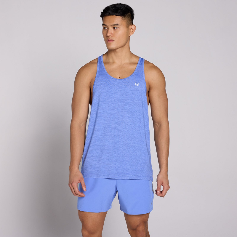 MP Herren Tempo Marl Tank-Top - Kornblumenblau - XS – Bild 1 von 4