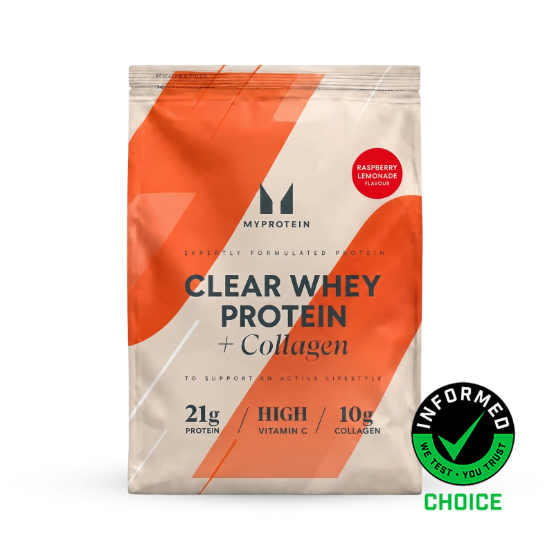 Clear Protein | Whey & Collagen - 500g - 20Portionen - Himbeerlimonade – Bild 1 von 4