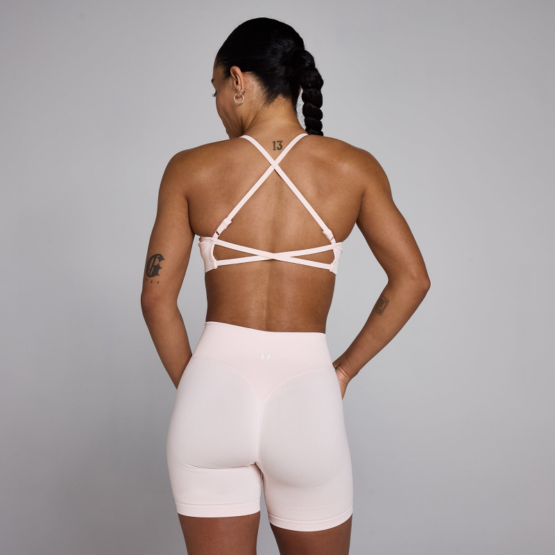 MP Damen Lift Nahtlos Sport-BH mit Trägern - Baby Rosa - XS – Bild 1 von 4
