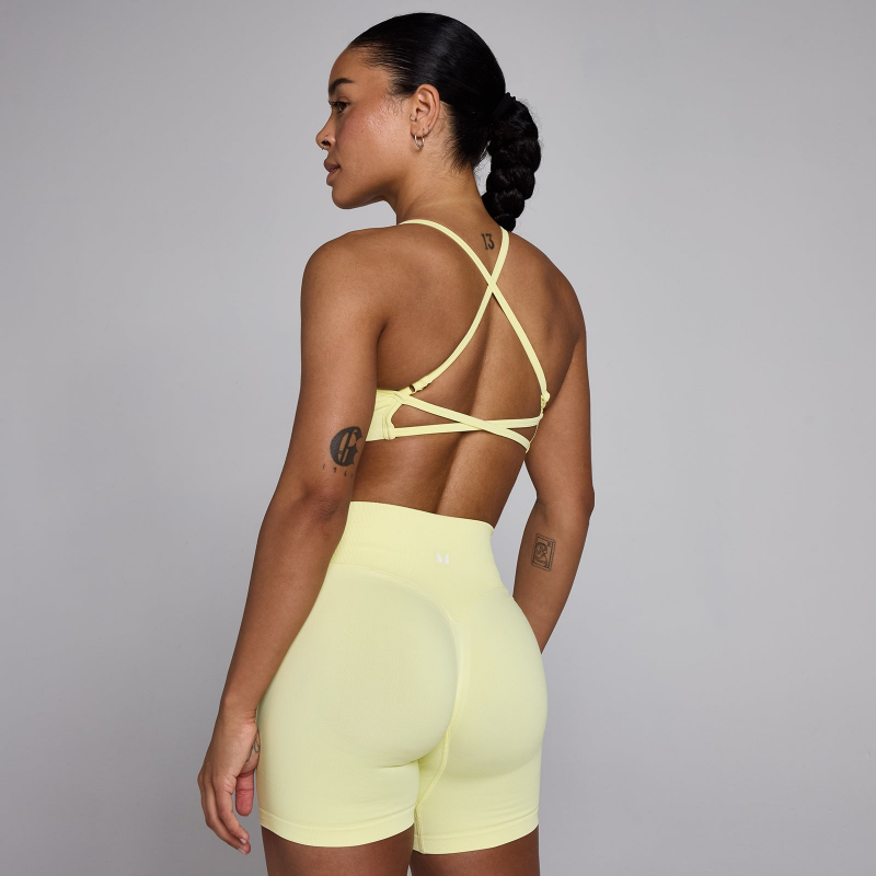 MP Women's Lift Seamless Strappy Bra - Lemon - XS – Bild 1 von 4