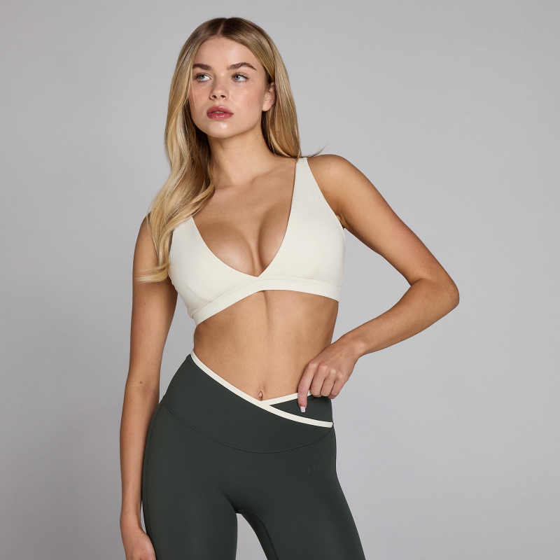 MP Damen Tempo Triangle Sport-BH - Cremeweiß - XS – Bild 1 von 4