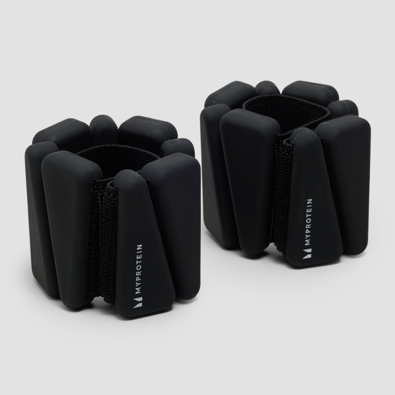Myprotein Silikon-Knöchel-/Handgelenkgewichte mit Tasche (2 lbs) - Schwarz – Bild 1 von 4