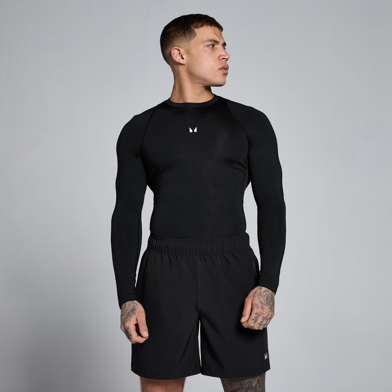 MP Herren Training Langarm Baselayer - Schwarz - M – Bild 1 von 4