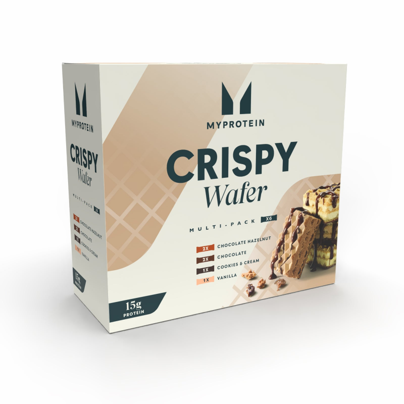 Crispy Wafer Auswahl-Box - 6Riegeln - Variety