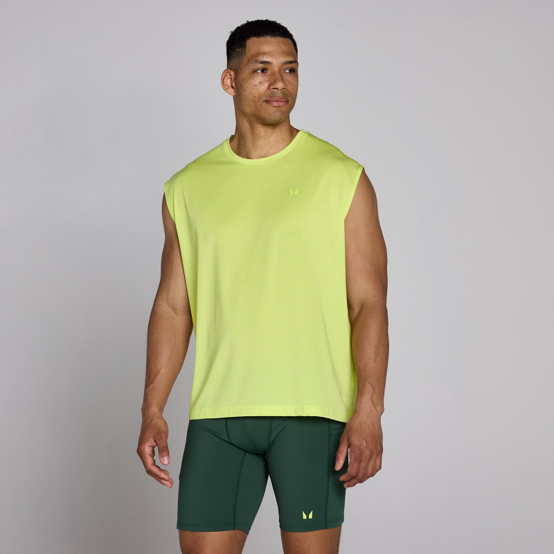 MP Hybrid Oversized Mesh Tank Top für Herren – Lindgrün - XS – Bild 1 von 4