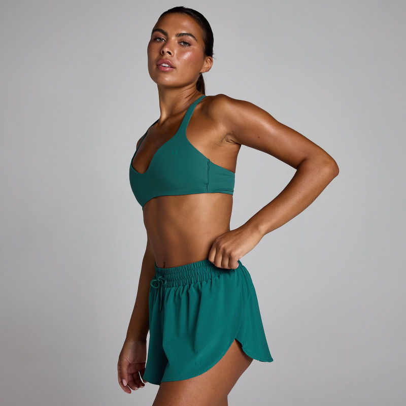 MP Damen Tempo Twist Back Sport-BH - Tiefes Blaugrün - XS – Bild 1 von 4