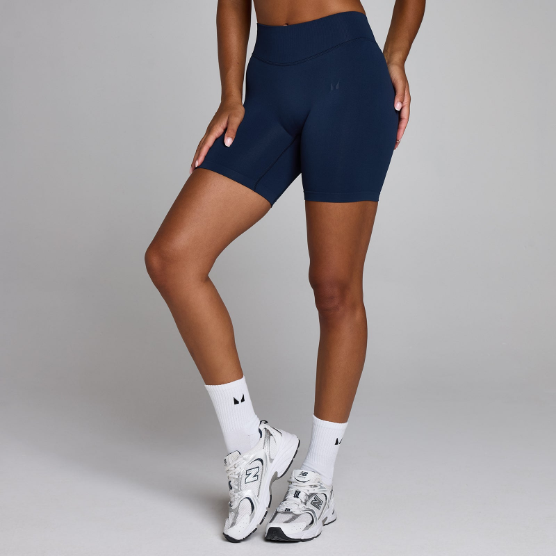 MP Damen Hybrid Seamless Shorts - Mitternachtsblau - XL – Bild 1 von 4