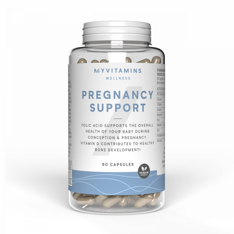 Schwangerschafts-Support-Kapseln - 60 Capsules, 30Portionen - Geschmacksneutral