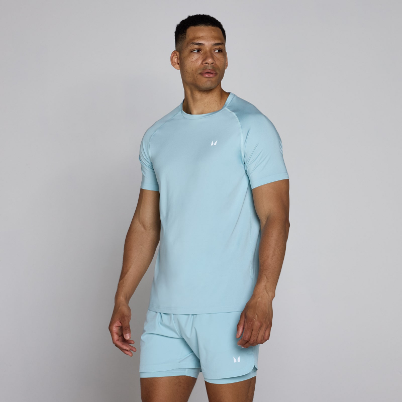 MP Herren Training Kurzarm-T-Shirt – Eisblau - XS – Bild 1 von 4
