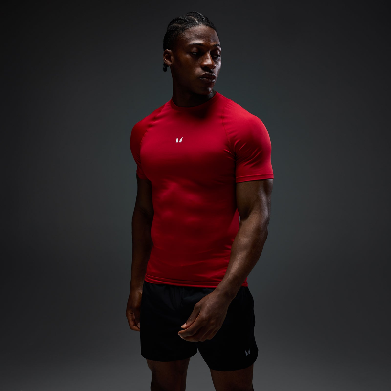 MP Herren Kurzarm-Baselayer-T-Shirt - Hero Red - XL – Bild 1 von 4