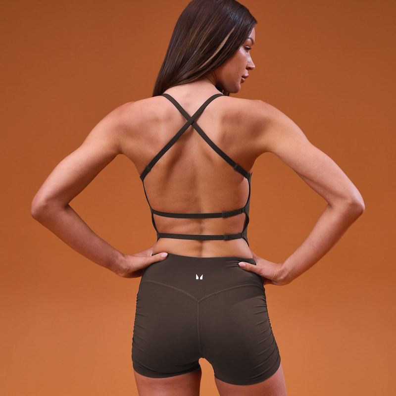 MP Damen Tempo Open Back Vest – Kakao - XS – Bild 1 von 3