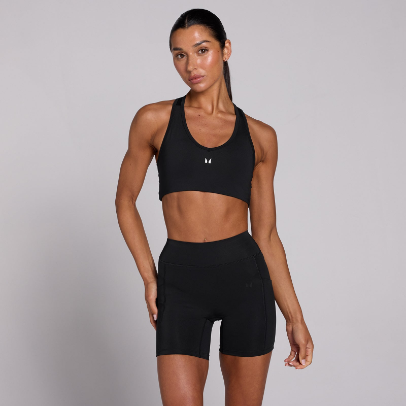 MP Damen Training Racerback Sport-BH – Schwarz - XS – Bild 1 von 4