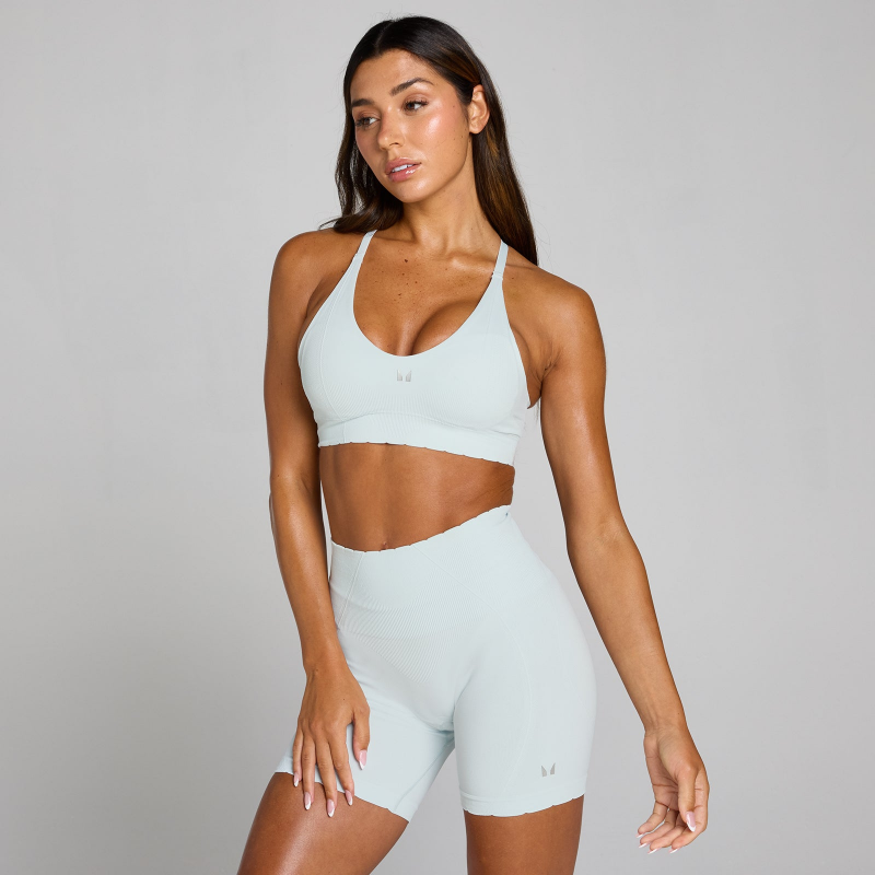MP Damen Tempo Ultra Seamless Sport-BH - Blue Aura - L – Bild 1 von 4