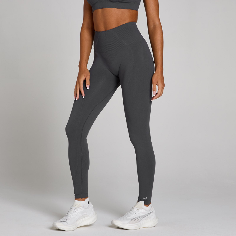 MP Damen Tempo Ultra Seamless Leggings - Robust Grey - XS – Bild 1 von 4
